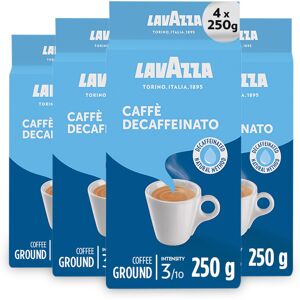 Lavazza Dek Decaffeinated Natural Method Ground Coffee 250g (Pack of 4) Lavazza Dek Decaffeinated Natural Method Ground Coffee 250g (Pack of 4)