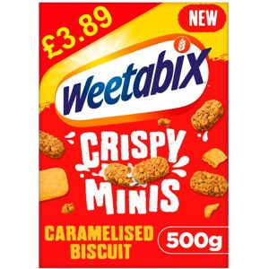 Weetabix Crispy Minis Caramelised Biscuit 500g (Pack of 5) Weetabix Crispy Minis Caramelised Biscuit 500g (Pack of 5)