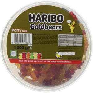 Haribo Gold Bears, Gummy Bear Bulk Sweets 4kg (4 x 1kg tubs) Haribo Gold Bears, Gummy Bear Bulk Sweets 4kg (4 x 1kg tubs)