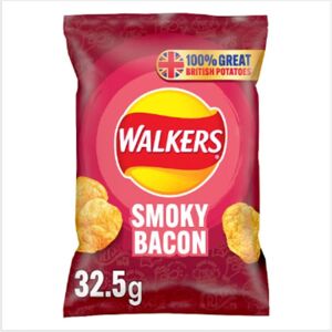 London Grocery Walkers Smoky Bacon Crisps 32.5g x Case of 32 London Grocery Walkers Smoky Bacon Crisps 32.5g x Case of 32
