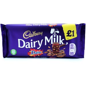 Cadbury Dairy Milk Daim Bar 120g (Box of 18) Cadbury Dairy Milk Daim Bar 120g (Box of 18)