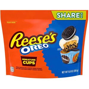 Reese’s Reese's Oreo Milk Chocolate & White Creme Peanut Butter Miniature Cups Share Siz Reese’s Reese's Oreo Milk Chocolate & White Creme Peanut Butter Miniature Cups Share Siz