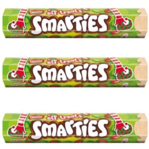 KidzBuzz Smarties Elf Treats Milk Chocolate Giant Tube 120g (Pack of 4) KidzBuzz Smarties Elf Treats Milk Chocolate Giant Tube 120g (Pack of 4)