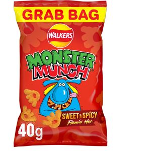 Walkers Monster Munch Flamin' Hot Snacks Crisps 40g (Case of 35) Walkers Monster Munch Flamin' Hot Snacks Crisps 40g (Case of 35)