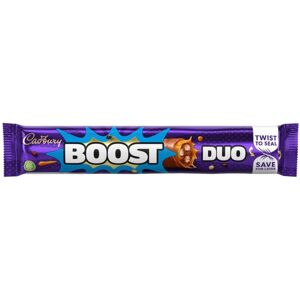 Cadbury Boost Duo Chocolate Bar, Milk Chocolate with Caramel & Biscuit Filling, Cadbury Boost Duo Chocolate Bar, Milk Chocolate with Caramel & Biscuit Filling,