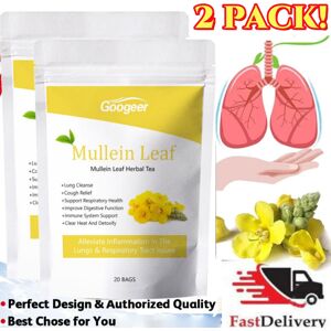 Unbranded 2X Mullein Leaf Tea Bags Herbal Lung Cleansing Breathing Cough Relieve Tea Unbranded 2X Mullein Leaf Tea Bags Herbal Lung Cleansing Breathing Cough Relieve Tea