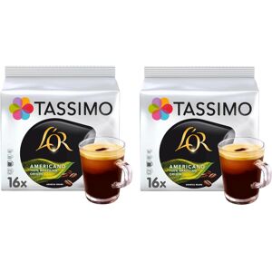 Tassimo L'OR Americano 100% Brazilian Coffee Pods (Pack of 2, Total 32 Capsules) Tassimo L'OR Americano 100% Brazilian Coffee Pods (Pack of 2, Total 32 Capsules)