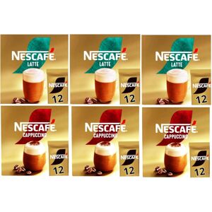 Nescafe NESCAFÉ Variety Pack x12 Instant Coffee Sachets, Flavours inc. Cappuccino, Latte Nescafe NESCAFÉ Variety Pack x12 Instant Coffee Sachets, Flavours inc. Cappuccino, Latte