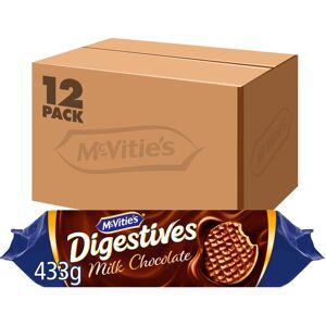 McVities McVitie's Milk Chocolate Digestive Biscuits, 433 g (Pack of 12) McVities McVitie's Milk Chocolate Digestive Biscuits, 433 g (Pack of 12)