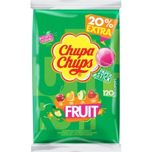 Chupa Chups Fruity Lollipop Bulk Bag, 4 Flavours Of Party Sweets With Natural Co Chupa Chups Fruity Lollipop Bulk Bag, 4 Flavours Of Party Sweets With Natural Co