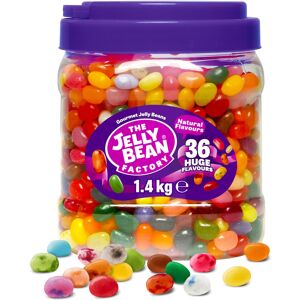 The Jelly Bean Factory, Gourmet Jelly Beans 1.4 KG Jar - 36 Natural, Huge Jelly The Jelly Bean Factory, Gourmet Jelly Beans 1.4 KG Jar - 36 Natural, Huge Jelly