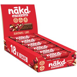 Nakd Bakewell Tart Natural Fruit & Nut Bars - Vegan - Healthy Snack - Gluten Fre Nakd Bakewell Tart Natural Fruit & Nut Bars - Vegan - Healthy Snack - Gluten Fre