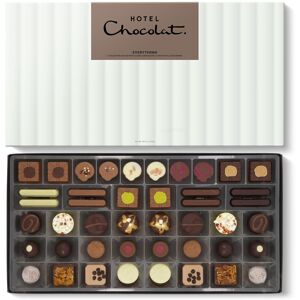 Hotel Chocolat Everything Luxe Box - 40 Milk, White and Dark Chocolates, 525g - Hotel Chocolat Everything Luxe Box - 40 Milk, White and Dark Chocolates, 525g -