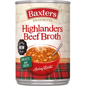 Baxters Favourites Highlanders Beef Broth, Ready-to-Eat Tinned Soup, 400 g (Pack Baxters Favourites Highlanders Beef Broth, Ready-to-Eat Tinned Soup, 400 g (Pack