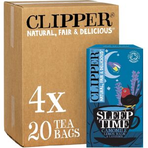 Clipper Sleep Time Infusion Teabags 80 Chamomile, Lemon Balm and Lavender Tea Clipper Sleep Time Infusion Teabags 80 Chamomile, Lemon Balm and Lavender Tea
