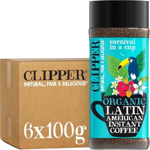 Clipper Latin American Organic Instant Coffee 6 x 100g Jars Bulk Buy for Hom Clipper Latin American Organic Instant Coffee 6 x 100g Jars Bulk Buy for Hom