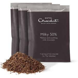 Hotel Chocolat Milky 50% Hot Chocolate Sachets - Luxury Chocolate Flakes - Pack Hotel Chocolat Milky 50% Hot Chocolate Sachets - Luxury Chocolate Flakes - Pack