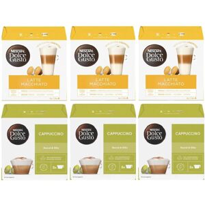 Nescafe NESCAFÉ DOLCE GUSTO Cappuccino & Latte Macchiato Variety Pack Coffee Pods (Pack Nescafe NESCAFÉ DOLCE GUSTO Cappuccino & Latte Macchiato Variety Pack Coffee Pods (Pack