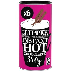 Clipper Instant Hot Chocolate, 6X 350g Tubs (2.1kg) Bulk Buy for Home & Office Clipper Instant Hot Chocolate, 6X 350g Tubs (2.1kg) Bulk Buy for Home & Office