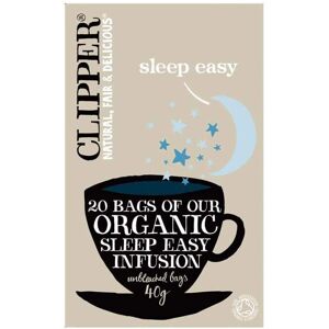 Clipper Organic Sleep Easy Infusion Tea bags 20 per pack (Case Of 4, Total 80 Te Clipper Organic Sleep Easy Infusion Tea bags 20 per pack (Case Of 4, Total 80 Te