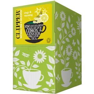 Clipper Organic Lemon & Ginger Tea Bags 250 Individually Wrapped Teabags Bul Clipper Organic Lemon & Ginger Tea Bags 250 Individually Wrapped Teabags Bul