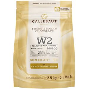 Callebaut W2NV 28% "Select" White Chocolate Easymelt Chips (Callets) (1 x 2.5 kg Callebaut W2NV 28% "Select" White Chocolate Easymelt Chips (Callets) (1 x 2.5 kg