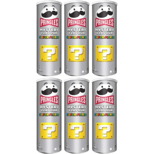 BRAND NEW Super Mario Pringles Mystery Flavour Nintendo Limited Edition 6 x 165g BRAND NEW Super Mario Pringles Mystery Flavour Nintendo Limited Edition 6 x 165g