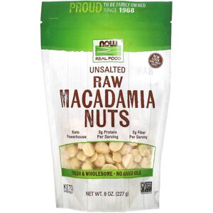 NOW Foods, Real Food, Raw Macadamia Nuts, Unsalted, 8 oz (227 g) NOW Foods, Real Food, Raw Macadamia Nuts, Unsalted, 8 oz (227 g)