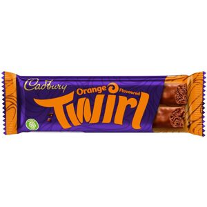 Cadbury Twirl Orange Chocolate Bar, The Classic Creamy Taste, 43 g (Pack of 48) Cadbury Twirl Orange Chocolate Bar, The Classic Creamy Taste, 43 g (Pack of 48)