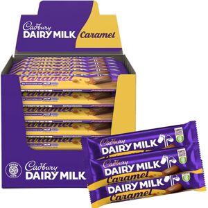 Cadbury Dairy Milk Caramel Chocolate Bar - 48 x 45g Full Box Cadbury Dairy Milk Caramel Chocolate Bar - 48 x 45g Full Box