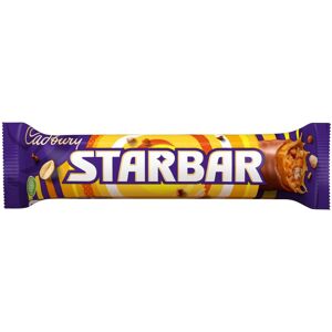 Cadbury Starbar Chocolate Bar, Milk Chocolate with Caramel & Peanut Centre, 49 g Cadbury Starbar Chocolate Bar, Milk Chocolate with Caramel & Peanut Centre, 49 g