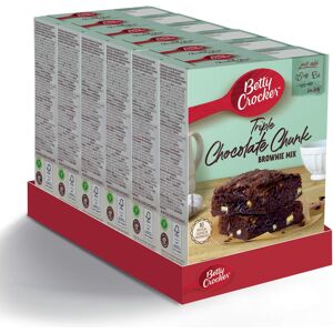 Betty Crocker Triple Chocolate Brownie Cake Mix 415g (Pack of 6) Betty Crocker Triple Chocolate Brownie Cake Mix 415g (Pack of 6)