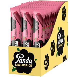 Panda ? Natural Soft Raspberry Liquorice Bars 32 Gr x 36 Bars Pack Panda ? Natural Soft Raspberry Liquorice Bars 32 Gr x 36 Bars Pack