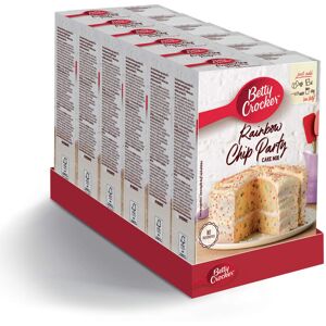 Betty Crocker Betty Crocker Rainbow Chip Party Cake Mix 425g (pack of 6) Betty Crocker Betty Crocker Rainbow Chip Party Cake Mix 425g (pack of 6)