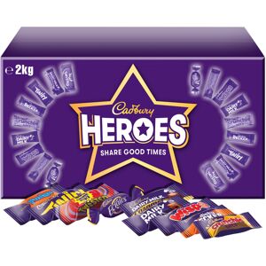 Cadbury Heroes Chocolate Bulk Share Box, Assorted Mini-Size Milk Chocolate Bars, Cadbury Heroes Chocolate Bulk Share Box, Assorted Mini-Size Milk Chocolate Bars,