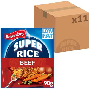 Batchelors Super Rice Beef Flavour Packet Ready Meal, 90 g (Pack of 11) Batchelors Super Rice Beef Flavour Packet Ready Meal, 90 g (Pack of 11)