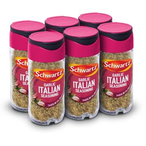 Schwartz Garlic Italian Seasoning 43 G Jar Pack of 6 Mediterranean Taste Schwartz Garlic Italian Seasoning 43 G Jar Pack of 6 Mediterranean Taste