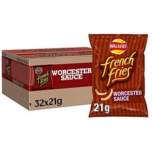 Walkers Crisps French Fries Worcester Sauce Snacks, 21g (Case of 32) Walkers Crisps French Fries Worcester Sauce Snacks, 21g (Case of 32)