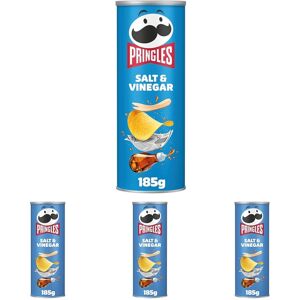 Pringles Salt Vinegar Sharing Crisps 185g Pack of 4 Pringles Salt Vinegar Sharing Crisps 185g Pack of 4