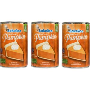 Pack of 3 Bakeroo Tinned Pumpkin Puree Pumpkin Pie Filling 100 Natural 425 Pack of 3 Bakeroo Tinned Pumpkin Puree Pumpkin Pie Filling 100 Natural 425