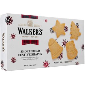 Walkers Assorted Shortbread in Festive Shapes 350g All Butter Taste with a Walkers Assorted Shortbread in Festive Shapes 350g All Butter Taste with a