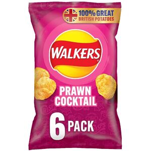 Walkers Prawn Cocktail Multipack Crisps 6 x 25g Walkers Prawn Cocktail Multipack Crisps 6 x 25g