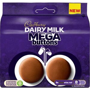 Cadbury Dairy Milk Mega Buttons Giant Chocolate Buttons For Sharing 192 g P Cadbury Dairy Milk Mega Buttons Giant Chocolate Buttons For Sharing 192 g P