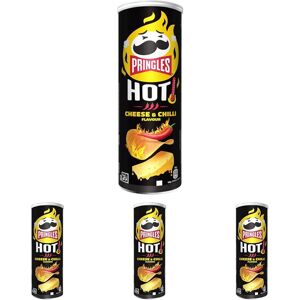Pringles Hot Cheese and Chilli 160 g Pack of 4 Pringles Hot Cheese and Chilli 160 g Pack of 4