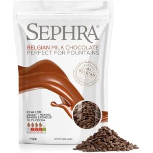 Sephra Belgian Couverture Fountain Ready Chocolate Callets Milk 25kg Sephra Belgian Couverture Fountain Ready Chocolate Callets Milk 25kg