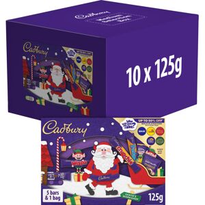 Cadbury Chocolate Selection Box 125g Box of 10 great stocking filler office Cadbury Chocolate Selection Box 125g Box of 10 great stocking filler office