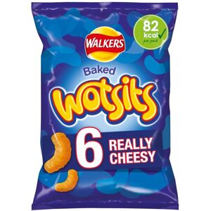 Walkers Wotsits Really Cheesy Multipack Snacks Crisps 6x165g Walkers Wotsits Really Cheesy Multipack Snacks Crisps 6x165g