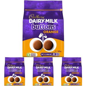 Cadbury Dairy Milk Chocolate Orange Flavour Giant Buttons Sharing Bag Bite Cadbury Dairy Milk Chocolate Orange Flavour Giant Buttons Sharing Bag Bite
