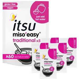 itsu Miso Easy Soup 1260g 60 x 21g Instant Miso Paste Traditional Japanes itsu Miso Easy Soup 1260g 60 x 21g Instant Miso Paste Traditional Japanes