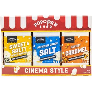 Popcorn Shed Cinema Style Popcorn Seasonings 3 Flavours Sweet and Savoury Popcorn Shed Cinema Style Popcorn Seasonings 3 Flavours Sweet and Savoury